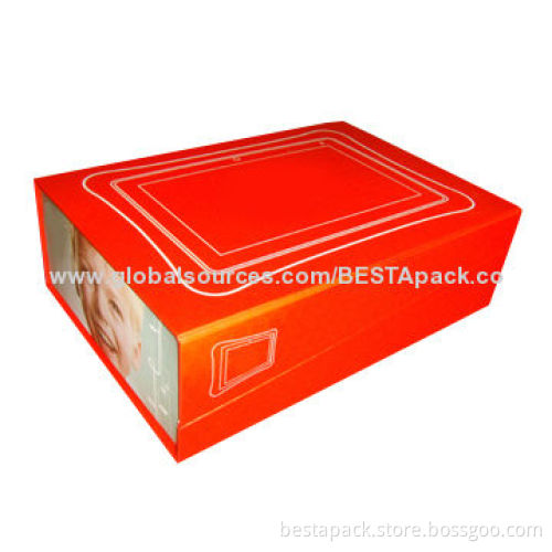 Luxury Gift Box with Magnetic Flap Closure, 4C + Matte Lamination Printing